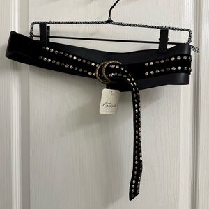 FREE PEOPLE WE THE FREE Mason Stud Suede Leather Belt